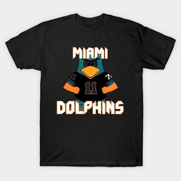 Miami Dolphins T-Shirt by Pixy Official